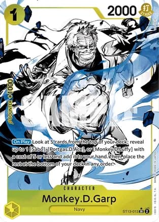 Monkey.D.Garp (Parallel) — Ultra Deck: The Three Brothers
