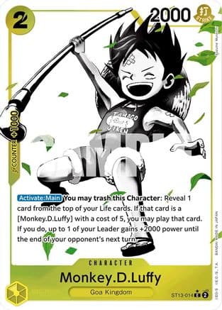 Monkey.D.Luffy (014) (Parallel) — Ultra Deck: The Three Brothers