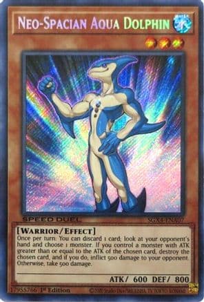 Neo-Spacian Aqua Dolphin (Secret Rare) — Yu-Gi-Oh! card