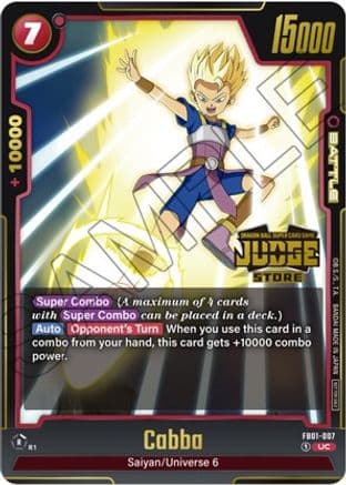 Cabba (Judge Pack (Store Judge) 01) — Tournament and Championship Promos