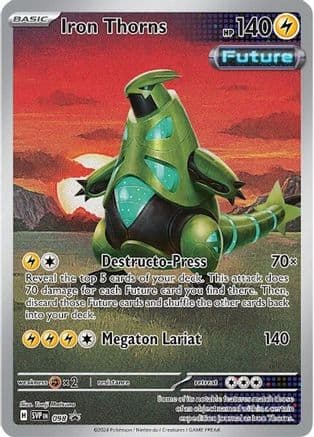 Iron Thorns - 098 — SV: Scarlet & Violet Promo Cards Pokémon TCG card by Tonji Matsuno
