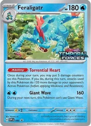 Feraligatr - 089 (Prerelease) — SV: Scarlet & Violet Promo Cards