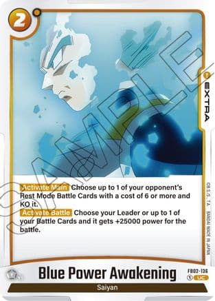 Blue Power Awakening — Blazing Aura