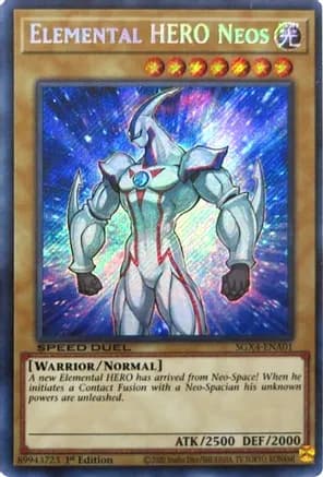 Elemental HERO Neos (Secret Rare) — Speed Duel GX: Midterm Destruction