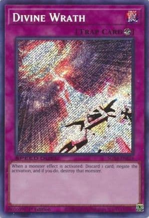 Divine Wrath (Secret Rare) — Speed Duel GX: Midterm Destruction