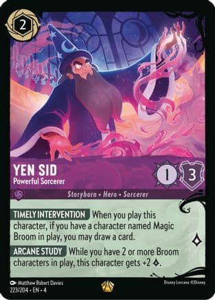 Yen Sid - Powerful Sorcerer (223/204) — Illumineer's Quest: Deep Trouble