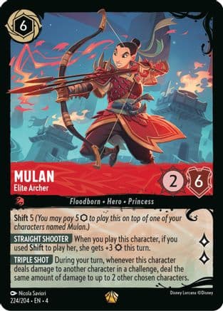 Mulan - Elite Archer (224/204) — Illumineer's Quest: Deep Trouble
