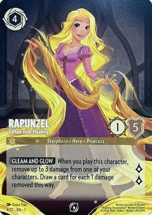 Rapunzel - Gifted with Healing — Disney Lorcana Promo Cards
