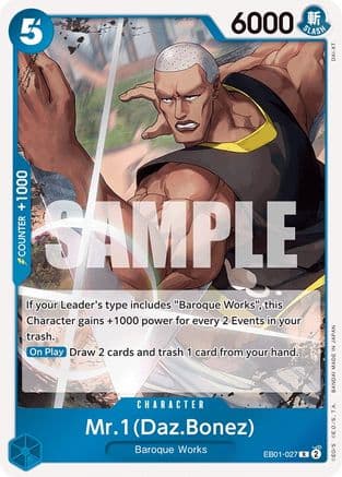 Mr. 1 (Daz.Bonez) — Extra Booster: Memorial Collection