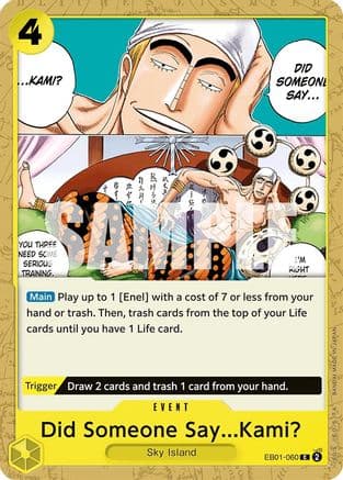 Did Someone Say...Kami? — Extra Booster: Memorial Collection