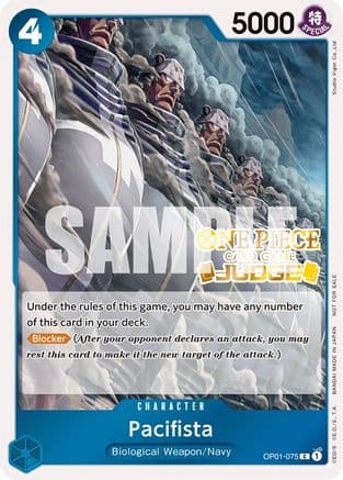 Pacifista (Judge Pack Vol. 3) — One Piece Promotion Cards