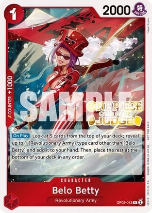 Belo Betty (Judge Pack Vol. 3) — One Piece Promotion Cards One Piece Card Game card by Hiron Kyouka