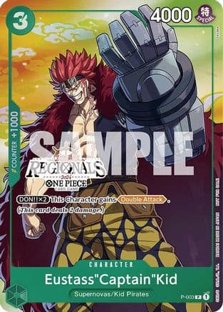 Eustass"Captain"Kid (Offline Regional 2024 Vol. 2) [Participant] — One Piece Promotion Cards