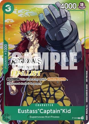 Eustass"Captain"Kid (Online Regional 2024 Vol. 2) [Finalist] — One Piece Promotion Cards