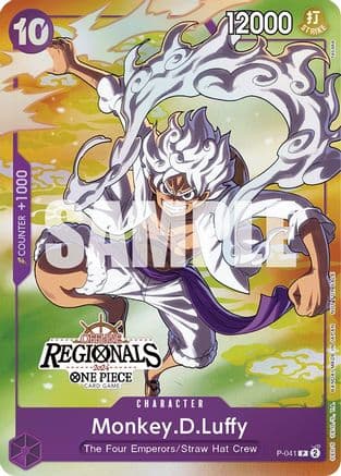 Monkey.D.Luffy (041) (Offline Regional 2024 Vol. 2) [Participant] — One Piece Promotion Cards
