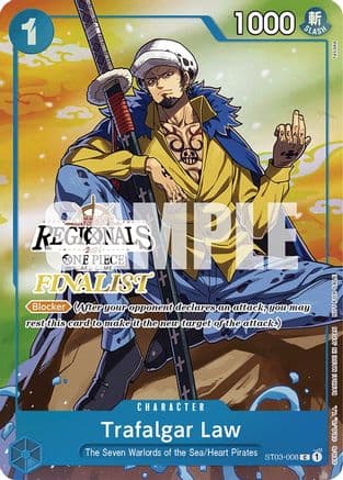 Trafalgar Law (Offline Regional 2024 Vol. 2) [Finalist] — One Piece Promotion Cards