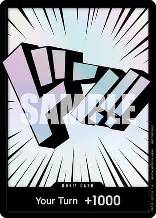 DON!! Card (3D Text) — One Piece Promotion Cards