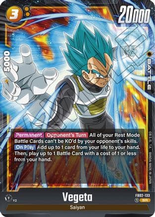 Vegeta - FB02-133 — Blazing Aura
