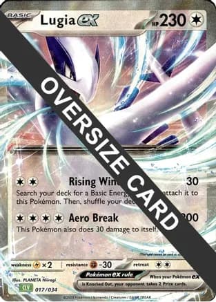 Lugia ex - 017/034 — Jumbo Cards