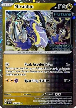 Miraidon - 121/162 (Cosmos Holo) (Best Buy) — Miscellaneous Cards & Products