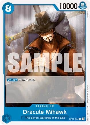 Dracule Mihawk — 500 Years in the Future One Piece Card Game card by Eiichiro Oda