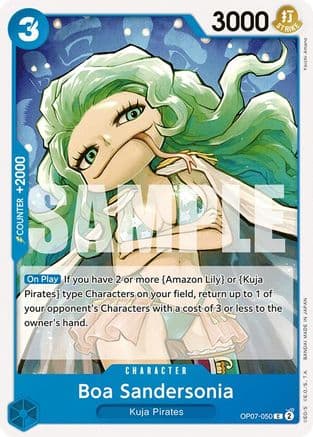 Boa Sandersonia — 500 Years in the Future One Piece Card Game card by Yachi Amano