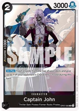 Captain John — 500 Years in the Future One Piece Card Game card by HISASHI HUJIWARA