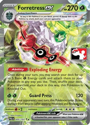 Forretress ex - 005/193 — Prize Pack Series Cards