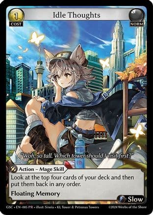 Idle Thoughts — Promotional Cards