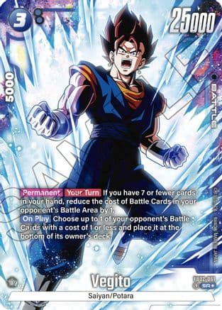 Vegito - FB02-061 (Alternate Art) — Blazing Aura