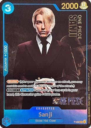 Sanji (Premium Card Collection -Live Action Edition-) — One Piece Promotion Cards