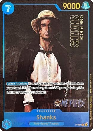 Shanks (Premium Card Collection -Live Action Edition-) — One Piece Promotion Cards