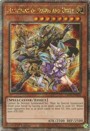 Magicians of Bonds and Unity (Quarter Century Secret Rare) — Yu-Gi-Oh! card