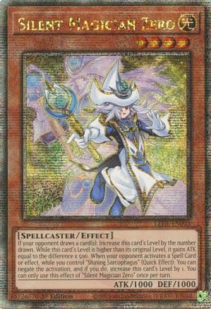 Silent Magician Zero (Quarter Century Secret Rare) — Legacy of Destruction
