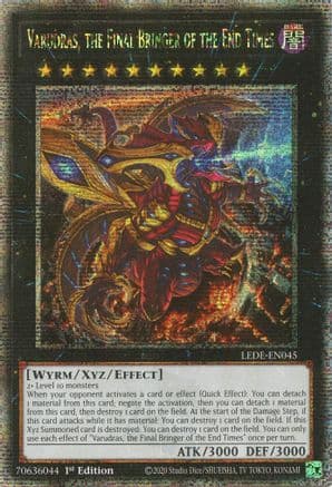 Varudras, the Final Bringer of the End Times (Quarter Century Secret Rare) — Legacy of Destruction