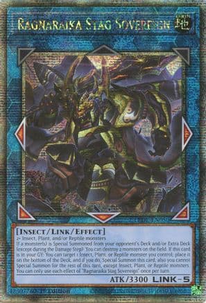 Ragnaraika Stag Sovereign (Quarter Century Secret Rare) — Legacy of Destruction
