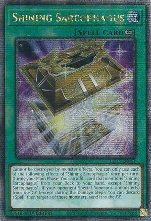 Shining Sarcophagus (Quarter Century Secret Rare) — Legacy of Destruction