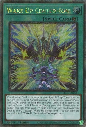 Wake Up Centur-Ion! (Quarter Century Secret Rare) — Legacy of Destruction