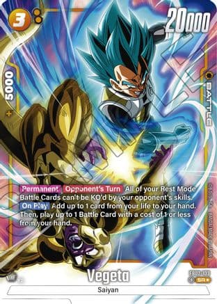 Vegeta - FB02-133 (Alternate Art) — Blazing Aura