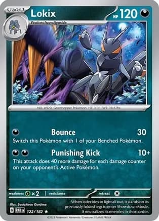 Lokix - 122/182 — Deck Exclusives Pokémon TCG card by Saya Tsuruta