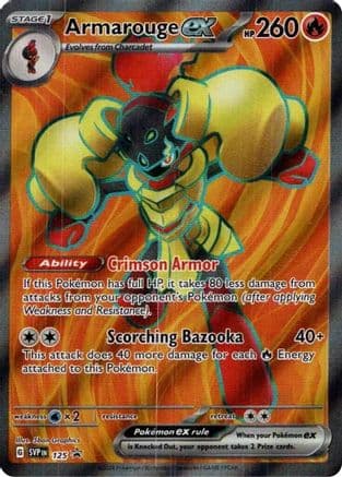 Armarouge ex - 125 — SV: Scarlet & Violet Promo Cards Pokémon TCG card by 5ban Graphics