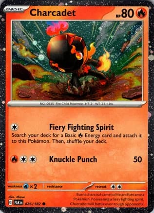 Charcadet - 026/182 (Cosmos Foil) — Miscellaneous Cards & Products