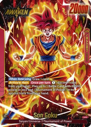 Son Goku - FB02-001 (Alternate Art) — Dragon Ball Super: Fusion World card
