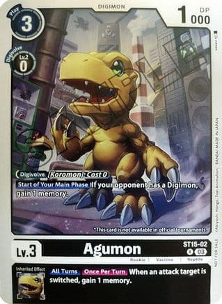 Agumon (Demo Deck Exclusive) — Digimon Demo Deck Exclusive Cards Digimon Card Game card by sasasi