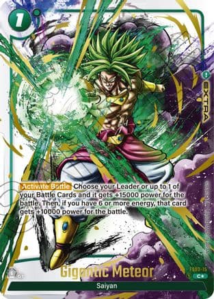 Gigantic Meteor (Alternate Art) — Starter Deck 3: Broly Alternate Art Reprints