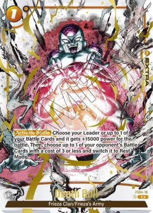 Death Ball (Alternate Art) — Starter Deck 4: Frieza Alternate Art Reprints
