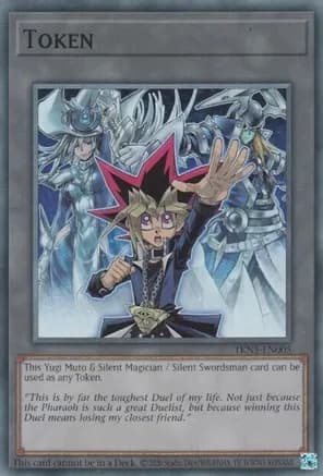 Token: Yugi Muto and Silent Magician and Silent Swordsman — Legacy of Destruction