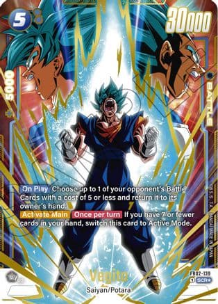 Vegito - FB02-139 (Alternate Art) — Blazing Aura