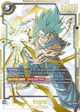 Vegito - FB02-139 (Super Alternate Art) — Blazing Aura