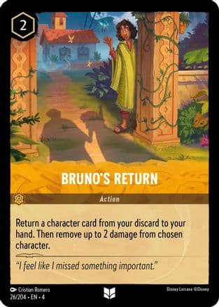 Bruno's Return — Ursula's Return Disney Lorcana card by Cristian Romero